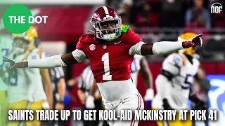 Saints trade up and add All-American CB out of Alabama Kool-Aid McKinstry at pick 41