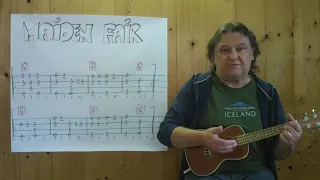 Fingerstyle UKULELE Lesson #369: ONCE I LOVED A MAIDEN FAIR (John Playford)