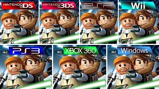 Lego Star Wars III The Clone Wars (2011) DS vs 3DS vs PSP vs Wii vs PS3 vs XBOX 360 vs PC