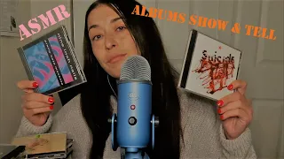 ASMR | Show-and-tell whisper ramble and tapping of my old CD Albums
