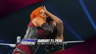 (SWWE): WWE SmackDown 01/21/16 - Becky Lynch vs. Alicia Fox