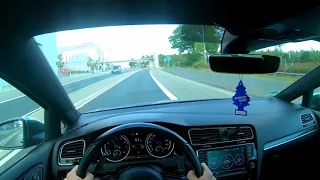 Vw Golf 7 r POV Drive