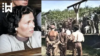 HORRIBLY Brutal EXECUTION of Elisabeth Becker - Sadistic NAZI Guard at Stutthof Camp during WW2