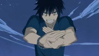 Fairy Tail Gray Fullbuster vs Lion Vastia