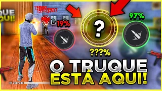 TÉCNICA REVELADA! COMO ACHAR o BOTÃO de ATIRAR IDEAL para SUBIR CAPA no FREE FIRE! (Passo a Passo)