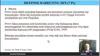 Marketing Mix/Bauran Pemasaran (4P dan 7P) - Bambang Sugiyono AP