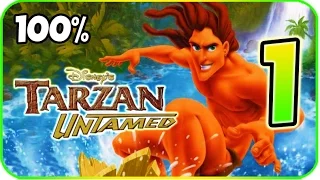 Tarzan Untamed Walkthrough Part 1 - 100% [Tarzan Freeride] (PS2, Gamecube) HD