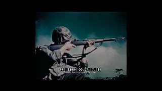 SIXTH MARINE DIVISION ON OKINAWA  OPERATION ICEBERG  WORLD WAR II COLOR DOCUMENTARY (Part 1) 33994