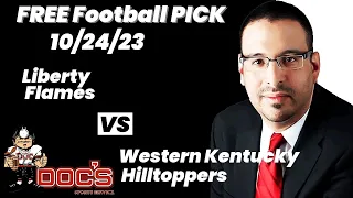 Free Football Pick Liberty Flames vs Western Kentucky Hilltoppers , 10/24/2023 College Football