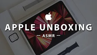 iPad Pro 11" 2021, Apple Pencil, Apple Watch Series 7 + accessories  ASMR Unboxing 🍎