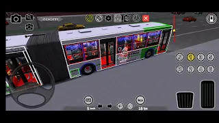 trabalhando num ônibus articulado,com tema natalino feliz natal hohoho 😍