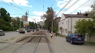 Волгоградский трамвай. Маршрут 2/ Volgograd tram, route 2.