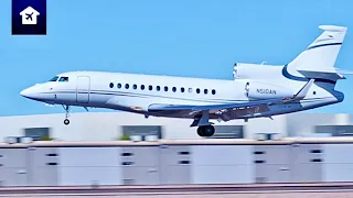 BUSY WEEKEND ARRIVALS | Private Jet Spotting at SDL