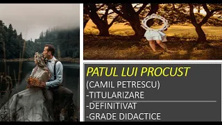 PATUL LUI PROCUST - CAMIL PETRESCU - FII MEMBRU PENTRU ESEUL COMPLET!