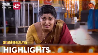 Vanathai Pola - Highlights | 30 Oct 2023 | Sun TV | Tamil Serial