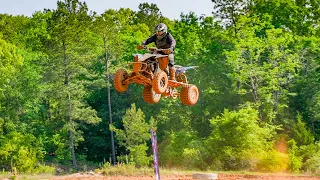 Vinny Marinucci Shredding on his YFZ450R at Echeconnee MX!