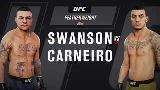 CUB SWANSON VS RENATO MOICANO UFC 227 FULL FIGHT SIM - EA Sports UFC 3