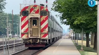 The Complete Metra Morning Rush Hour At Brookfield On June 23, 2023