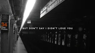 Josh Kerr - I Didn't Love You (Lyric Video)