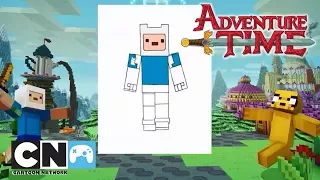 Adventure Time | How to Draw: Finn | Cartoon Network Africa