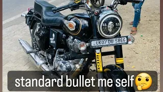 Standard bullet me self 🤔 kaise lagaya without wiring Change😳#royalenfield #bullet #classic