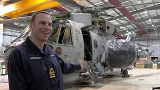 Interview with 820 Naval Air Squadron personnel about Crowsnest
