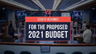 Senate plenary debates on the 2021 national budget bill