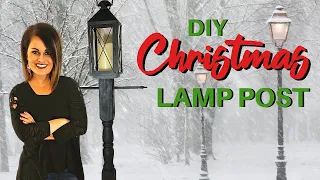 Wow! DIY Lamp Post: Farmhouse Decor On a Budget!