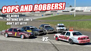 We Played COPS AND ROBBERS in Real Cop Cars!!! (High Speed Pursuits)