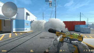 CS2 How to Throw OUTSIDE Smokes By YOURSELF From ONE POSITION on New Nuke - Counter Strike 2