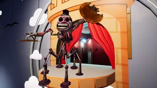 DJ Music Man comes out of Sun's room and jumpscares Gregory - FNAF: Security Breach