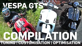 Vespa GTS Custom Ultimate Vespa GTS Custom Scooter Collection