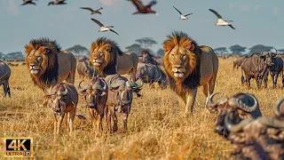 4K African Wildlife: The World's Greatest Migration from Tanzania to Kenya With Real Sounds #38