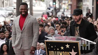 Эминем поздравил 50 Cent’а со звездой на «Аллее славы» (на русском языке) | EMINƎM