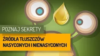 Źródła tłuszczów nasyconych i nienasyconych