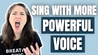 HOW TO SING WITH A MORE POWERFUL HEAD VOICE