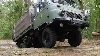 Robur auf der KFZ Lehrbahn