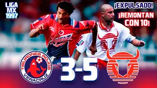 VENDAVAL en el Pirata Fuente 🦈  VERACRUZ 3-5 TOROS NEZA ♉ Verano 1997 - Jornada 8