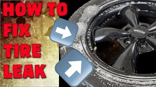 HOW TO FIX TIRE LEAK / RIM WHEEL AIR LEAK EASY FIX 🛞