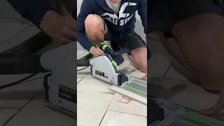 Ювелирная работа погружной пилой Festool TS-55