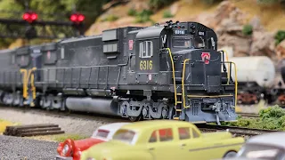 Incredibly Realistic Pennsylvania Railroad Train Layout!