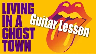 How To Play Living In A Ghost Town - The Rolling Stones - Easy Guitar Lesson Chords