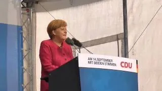 Angela Merkel in Leinefelde (2)