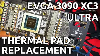 Graphics Card Thermal Pad Replacement - EVGA 3090 XC3 Ultra