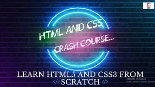 HTML And CSS Crash Course - Learn HTML5 and CSS3 From Scratch