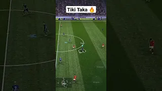 How to attack with tiki taka on efootball mobile #shorts #efootball