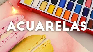 Acuarelas en pastilla Faber Castell