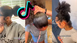 Natural Hairstyles on Black Tiktok