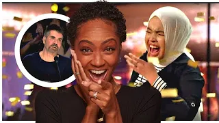 I CRIED LIKE A BABY REACTING TO | Putri Ariani receives the GOLDEN BUZZER from Simon Cowell