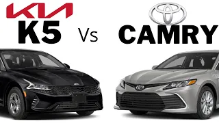 Kia K5 vs Toyota Camry | 2022 car comparison head to head